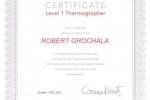 Certyfikat ITC Infrared Training Center INFRARED THERMOGRAPHER LEVEL 1