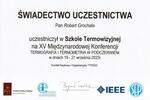 Szkoła Termowizyjna XV Międzynarodowa Konferencja Termografia i Termometria w Podczerwieni Kazimierz Dolny 2023